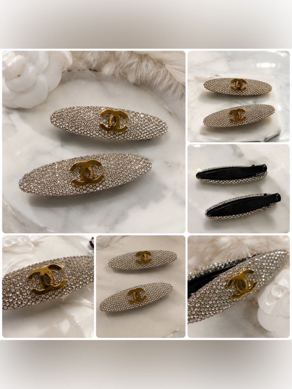 Chanel Gift with Purchase hair clips